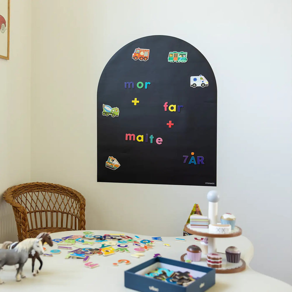 Flytbar magnettavle – Classic Black, 60×75 cm
