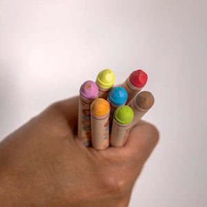 Vaskbare Vokskridt – 7 Farver, 14 stk.