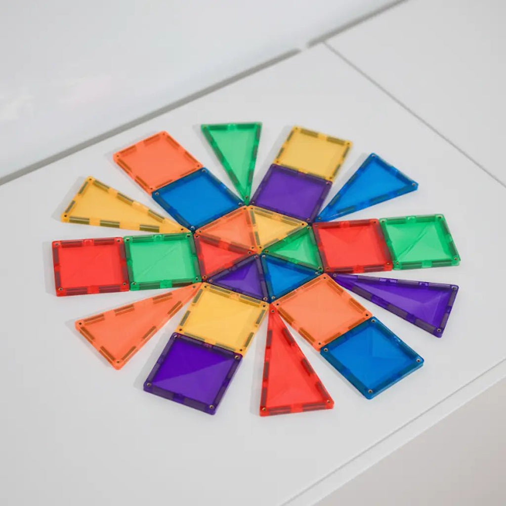 Connetix Mini Pack - 24 dele - Regnbuefarver - MINIMAGS