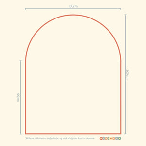 Selvklæbende magnettavle - Warm Blush
