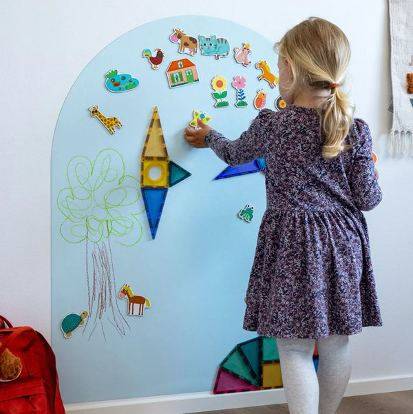 Selvklæbende magnettavle - Soft Blue