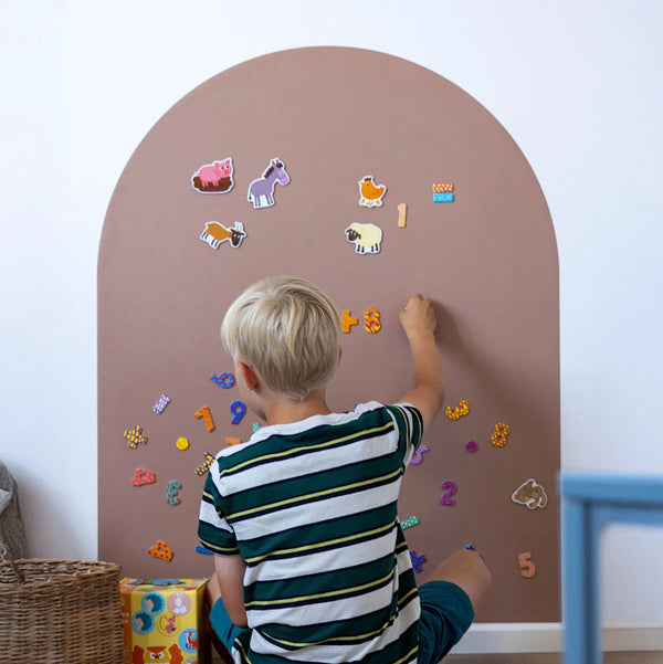 Selvklæbende magnettavle - Warm Blush