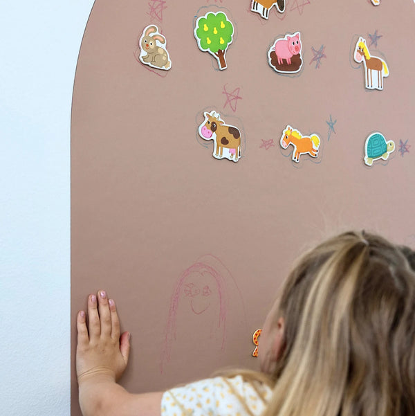 Selvklæbende magnettavle - Warm Blush