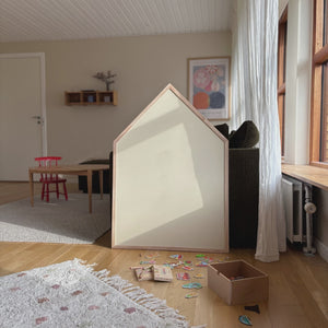 2. Sortering – Magnettavle med egetræsramme – Vanilla