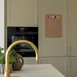 Flytbar magnettavle – Warm Blush, 34×47 cm