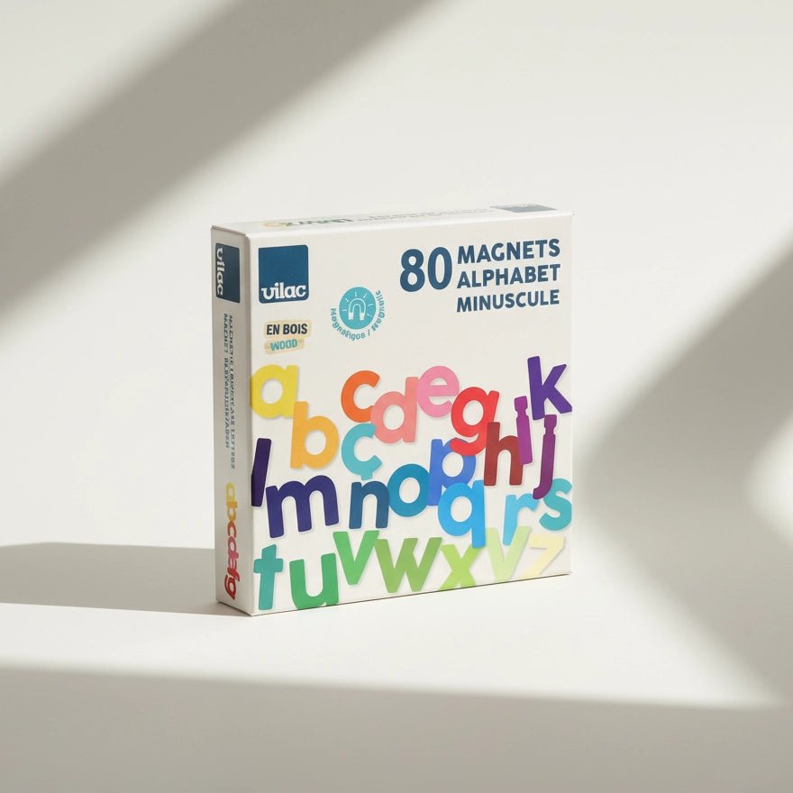 Vilac Magneter - Små bogstaver - MINIMAGS